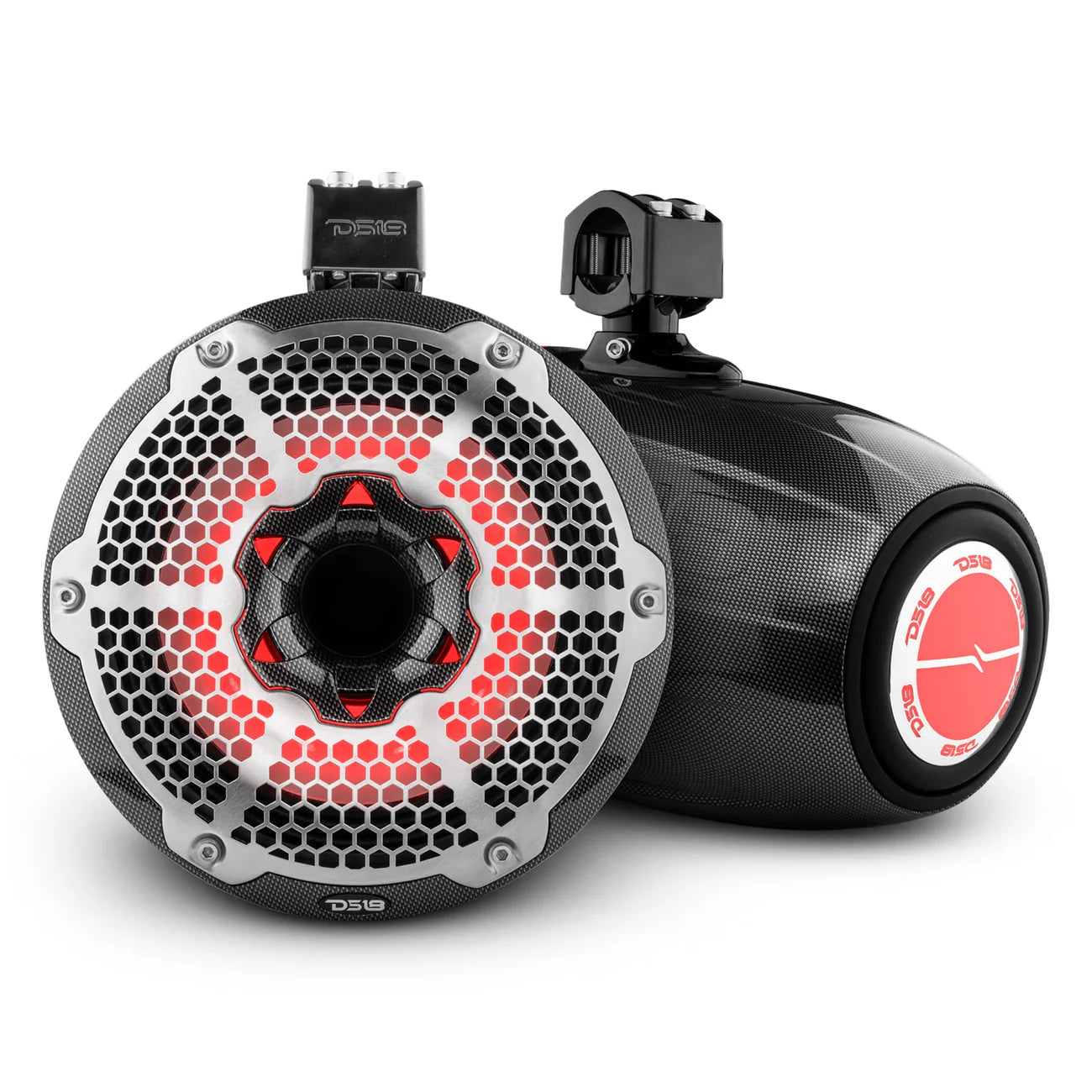 DS18 NXL-X10TPNEO 10" Marine Wakeboard Tower Speaker with Passive Radiator & Neodymium Magnet — 900W — view 4
