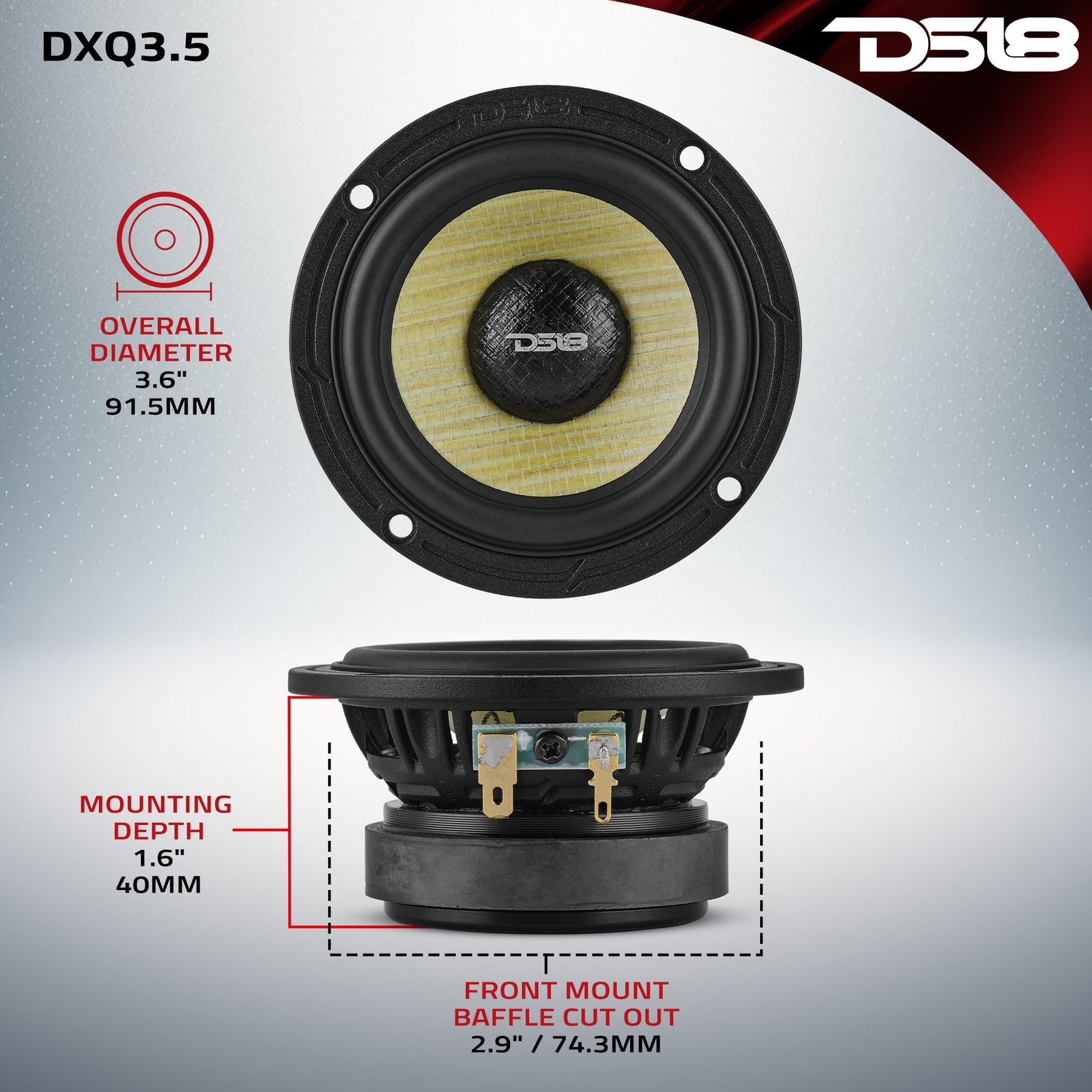 DXQ3.5 dimensions diagram