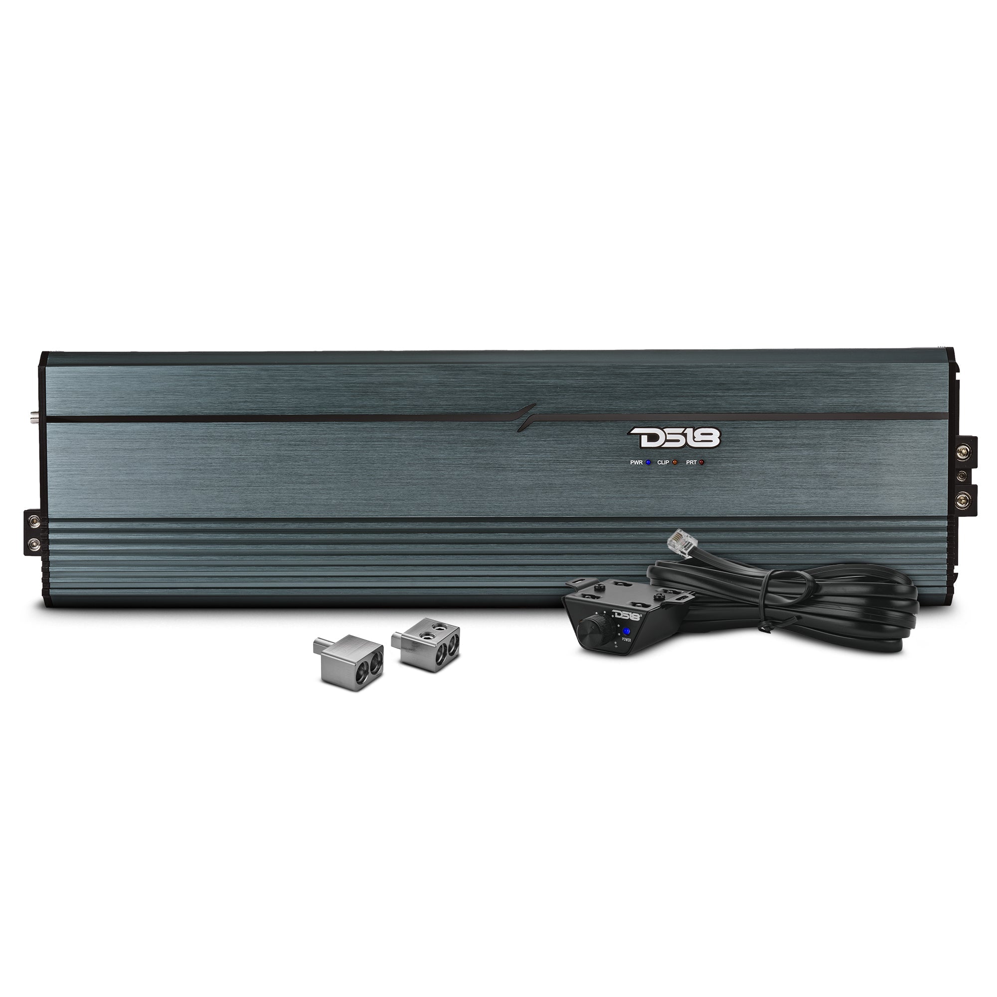 DS18 FRP-12K Compact Full-Range Class D 1-Channel Monoblock Amplifier — Titanium