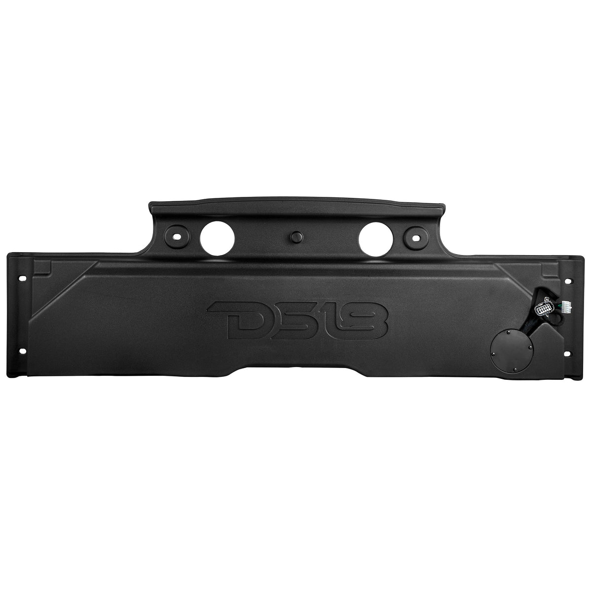 DS18 JK-SBAR.HT sound bar rear view (black shown)