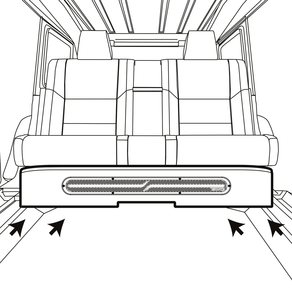 DS18 JT-S84LD enclosure dimensional drawing