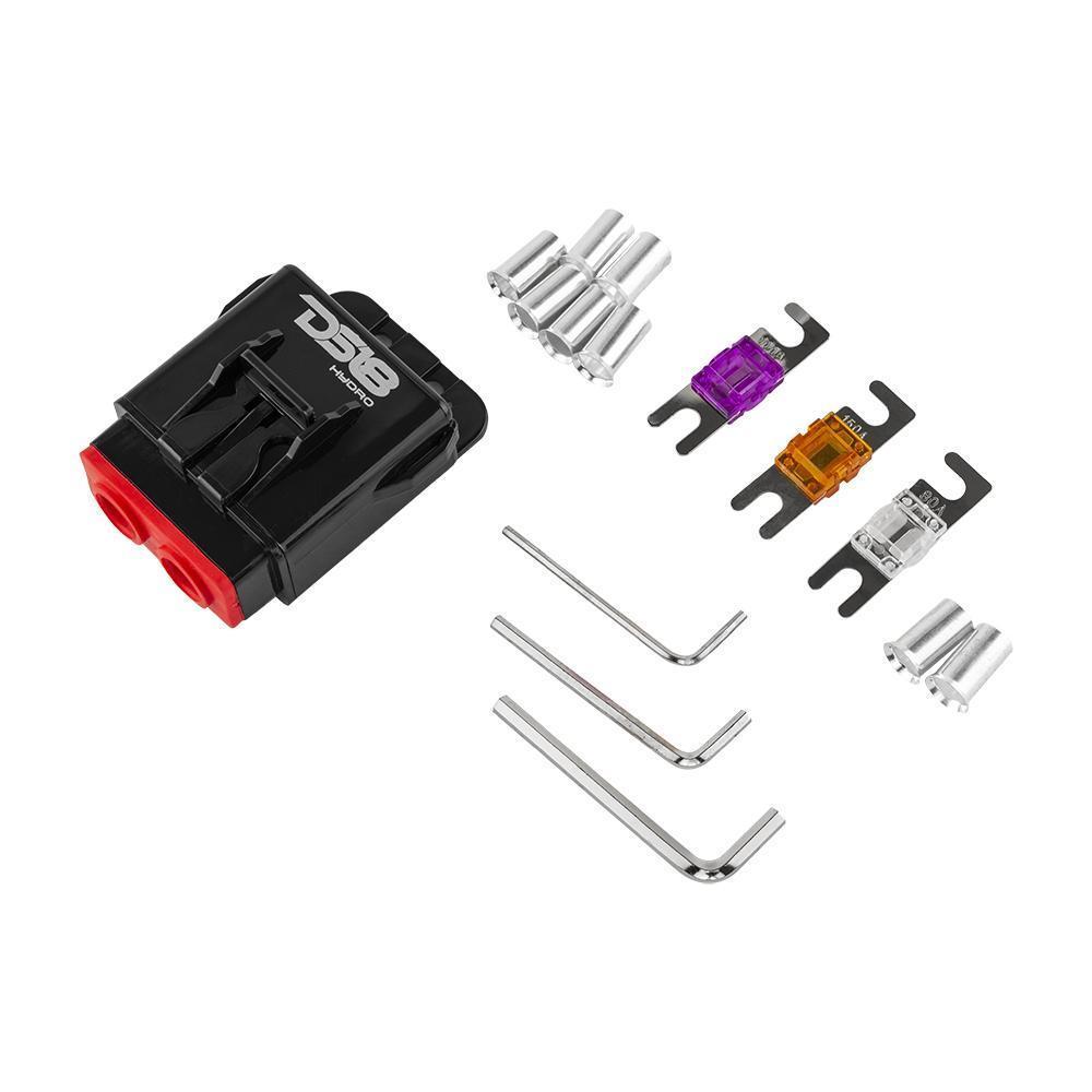DS18 MFH4 included accessories: fuses, Allen keys, terminals