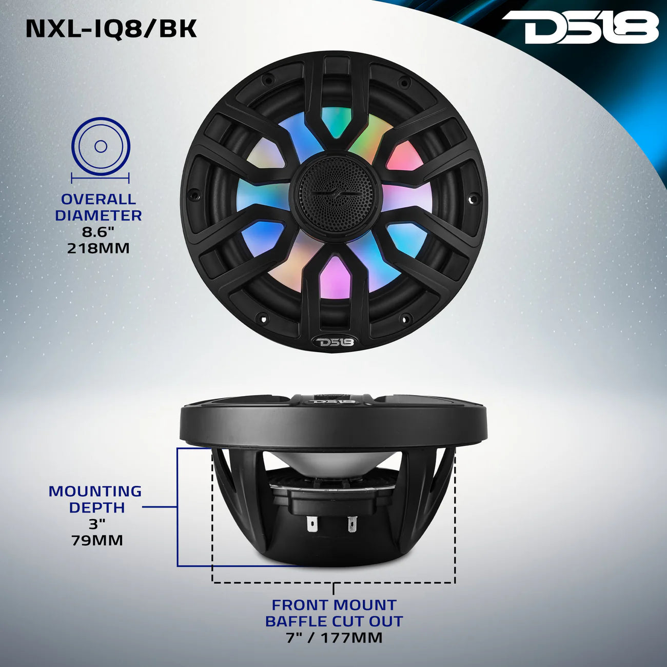 DS18 NXL-IQ8 8"