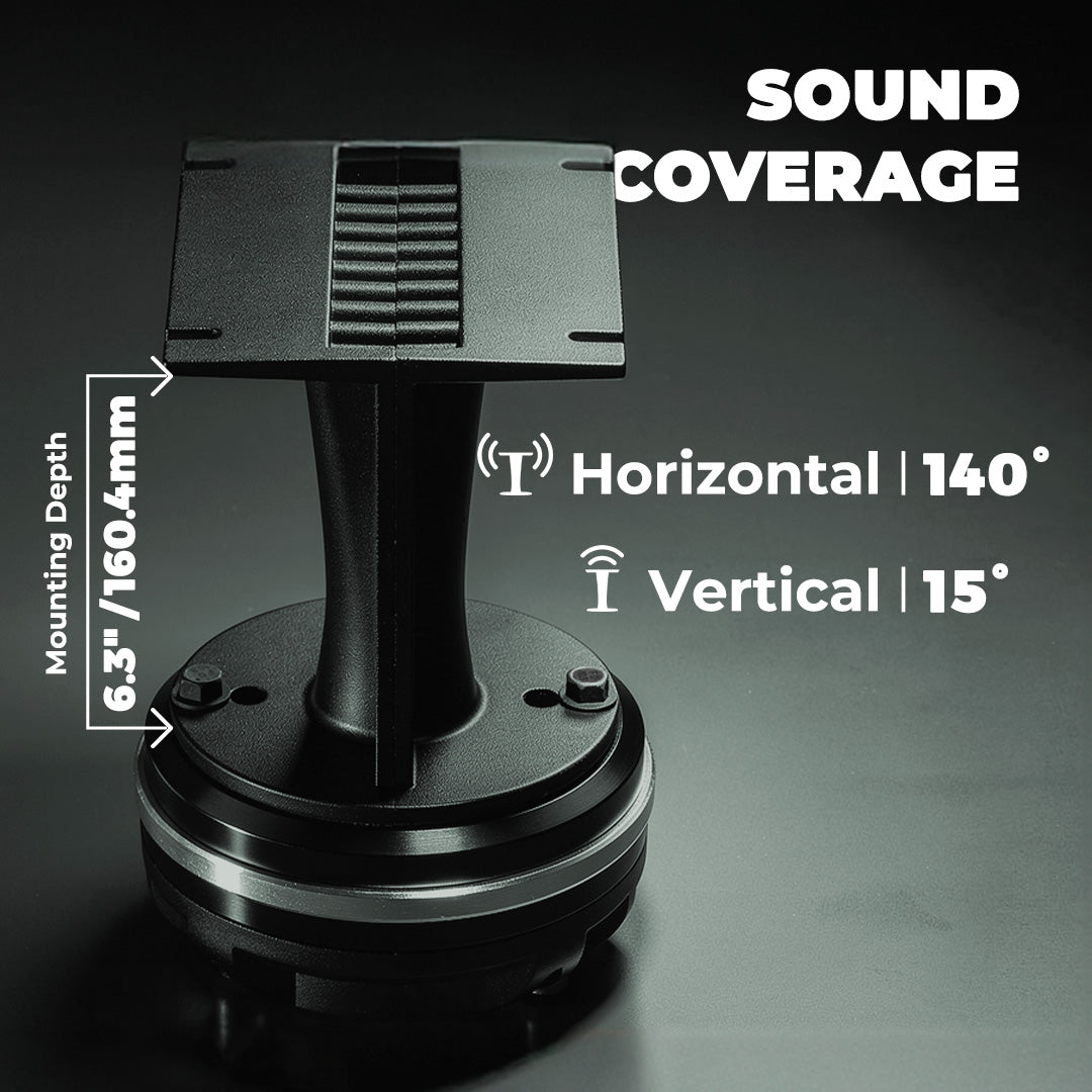 DS18 PRO-DKN175WG driver & horn kit, additional view
