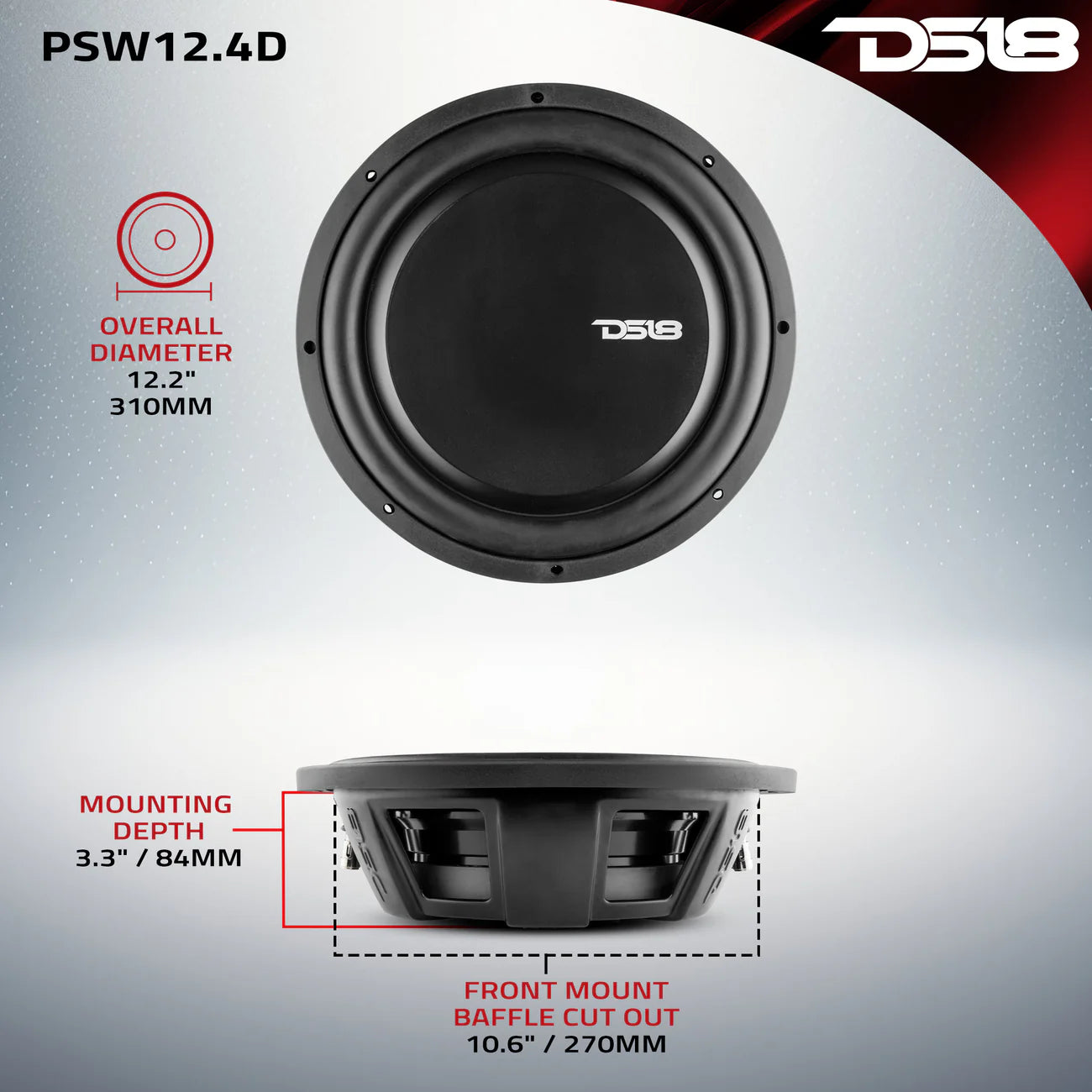 DS18 PSW Slim Subwoofer