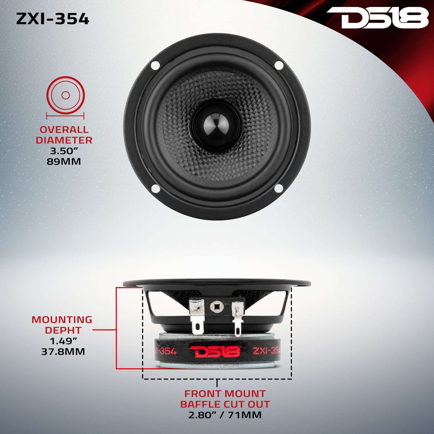 ZXI-354 dimensions diagram