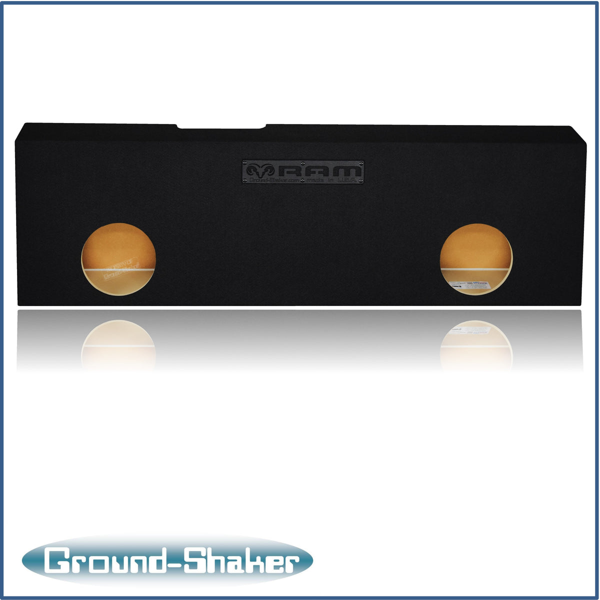 Ground Shaker GS-DRSCP28B subwoofer enclosure for Fits 06–26 Dodge Ram Mega Cab