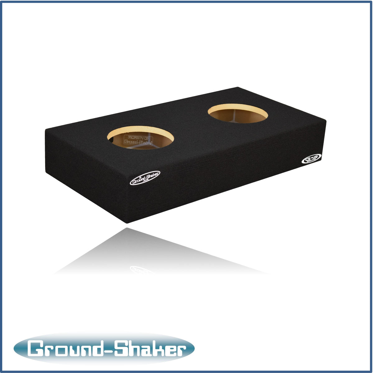 Ground Shaker GS-DTOY28B subwoofer enclosure for Fits 07–21 Toyota Tundra Double Cab