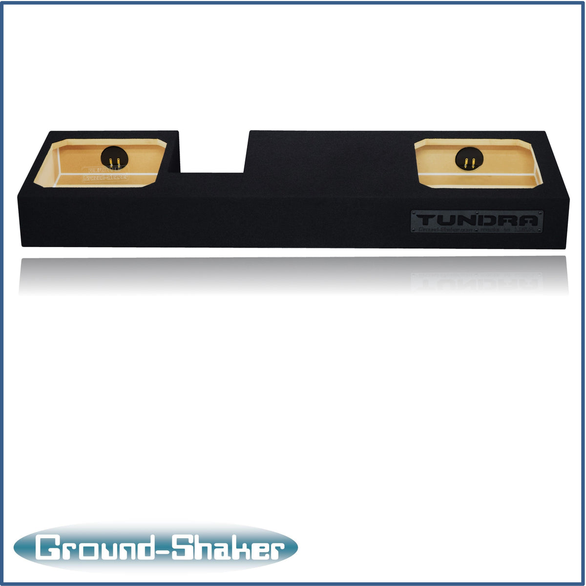 Ground Shaker GS-DTOYL7T212B subwoofer enclosure for Fits 07–21 Toyota Tundra Double Cab