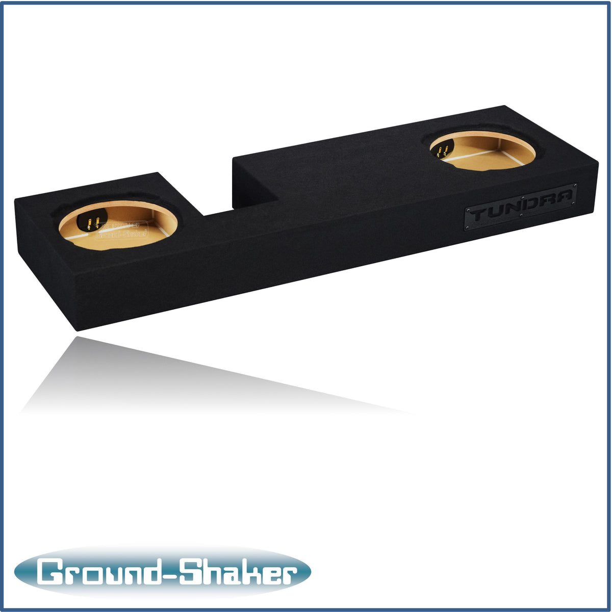 Ground Shaker GS-DTOYTW3210B subwoofer enclosure for Fits 07–21 Toyota Tundra Double Cab