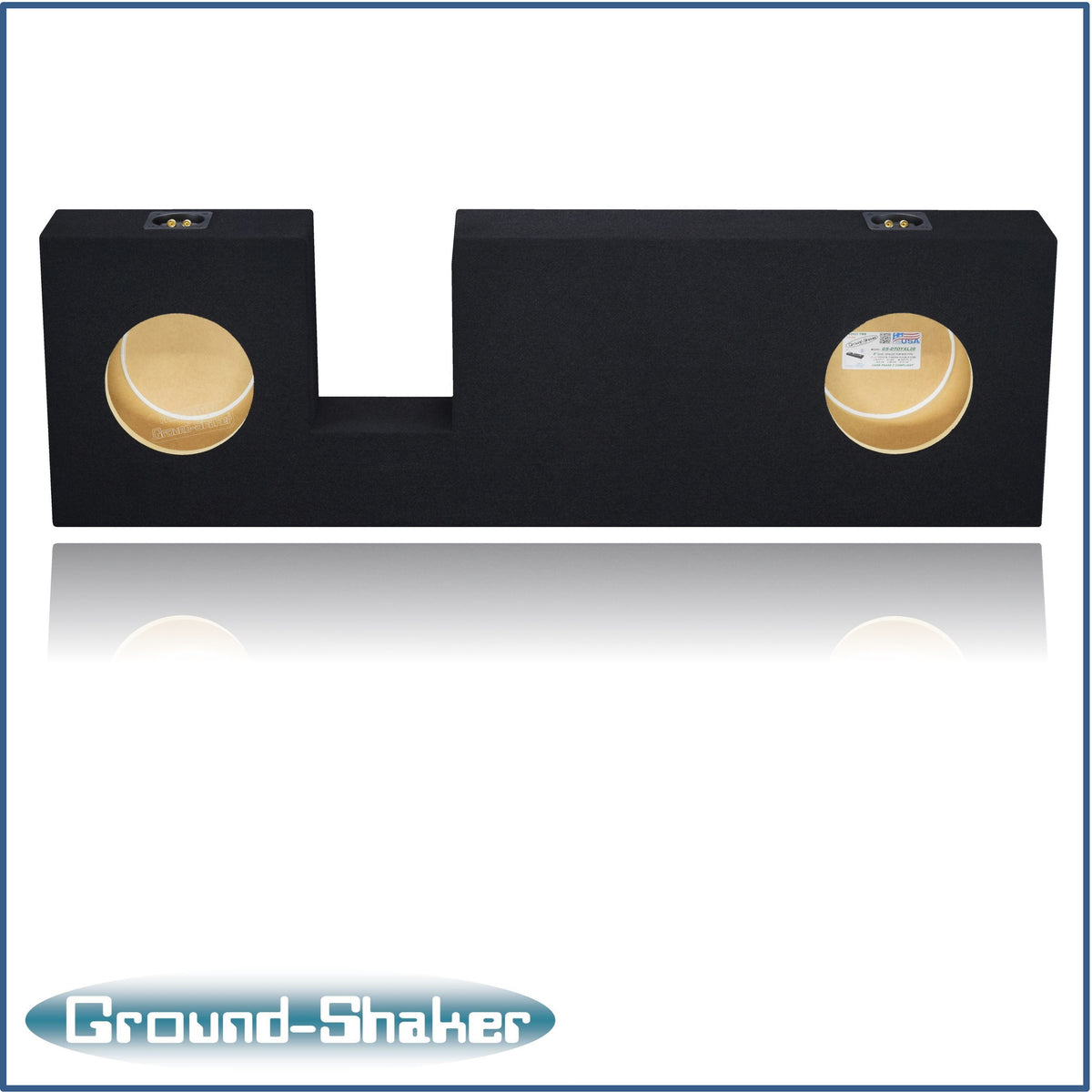 Ground Shaker GS-DTOYXL28B subwoofer enclosure for Fits 07–21 Toyota Tundra Double Cab