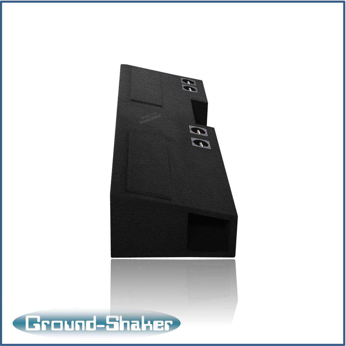 Ground Shaker GS-FLGMP48B subwoofer enclosure for Fits 19–26 GMC Sierra Crew Cab
