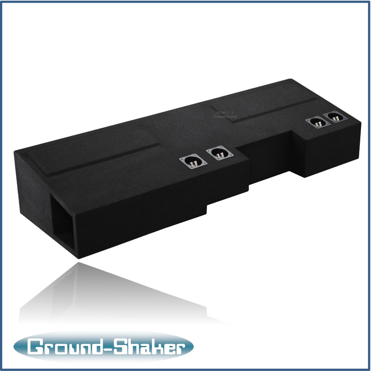 Ground Shaker GS-FLGMP48B subwoofer enclosure for Fits 19–26 GMC Sierra Crew Cab