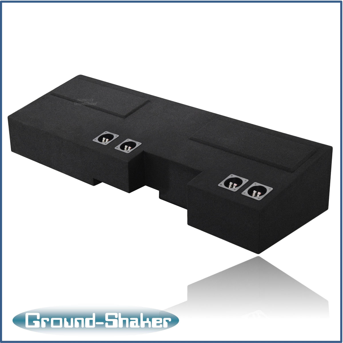 Ground Shaker GS-FLGMP48B subwoofer enclosure for Fits 19–26 GMC Sierra Crew Cab