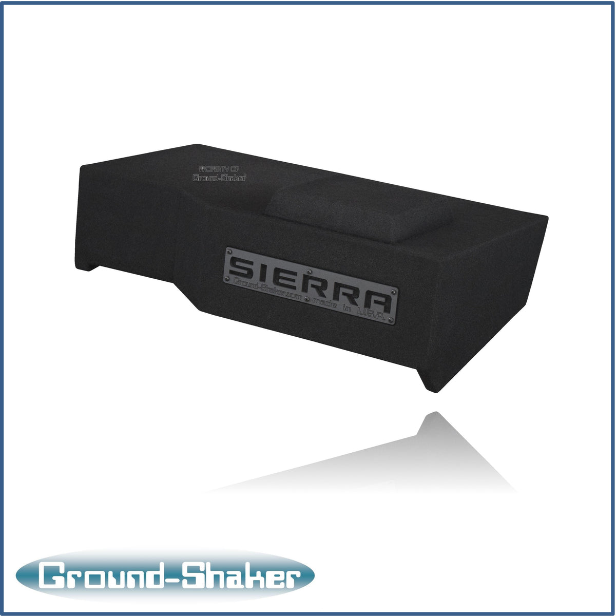 Ground Shaker GS-GM112B subwoofer enclosure for Fits 14–18 GMC Sierra Crew Cab