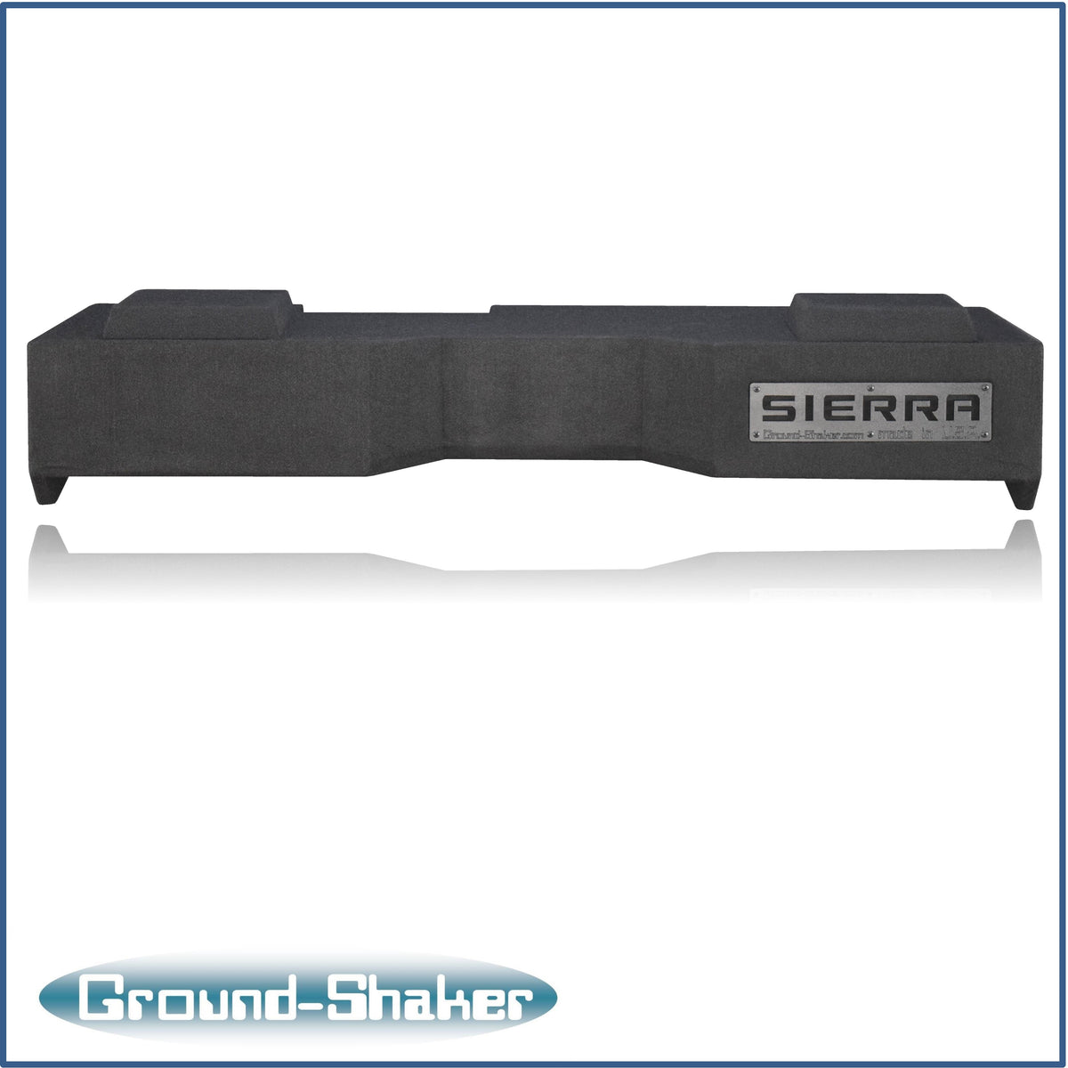 Ground Shaker GS-GM212B subwoofer enclosure for Fits 14–18 GMC Sierra Crew Cab