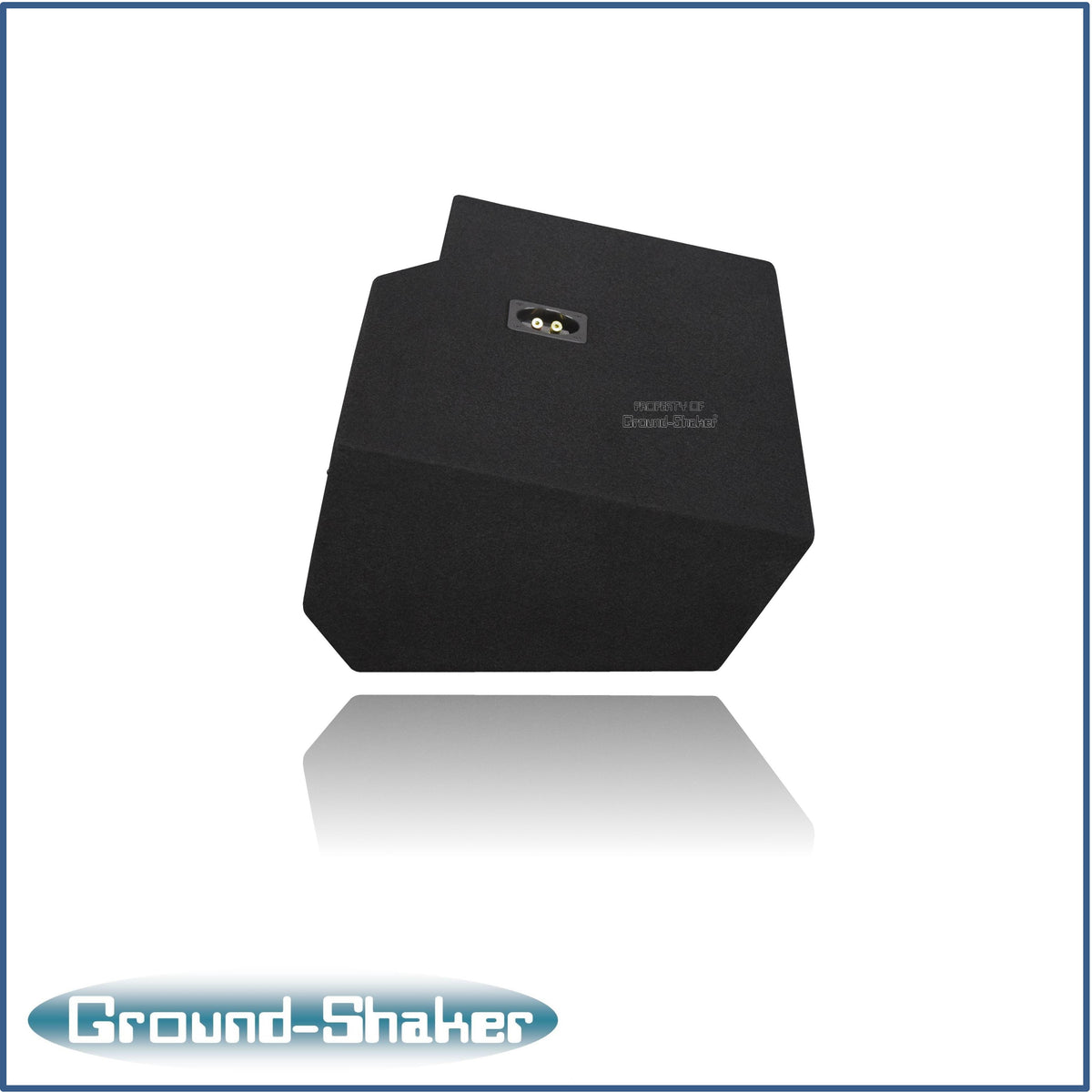 Ground Shaker GS-GMTW3110B subwoofer enclosure for Fits 14–18 GMC Sierra Crew Cab