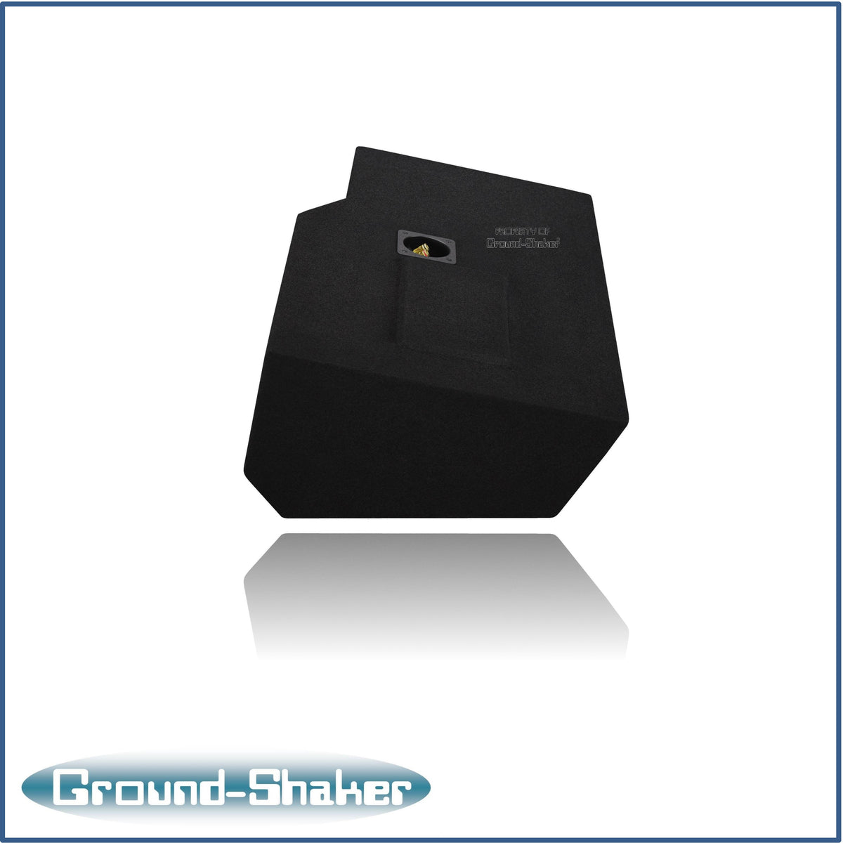Ground Shaker GS-GMTW3112B subwoofer enclosure for Fits 14–18 GMC Sierra Crew Cab