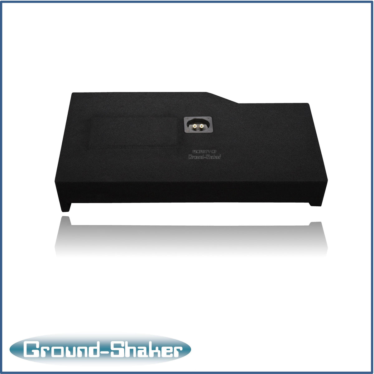 Ground Shaker GS-GMTW3112B subwoofer enclosure for Fits 14–18 GMC Sierra Crew Cab