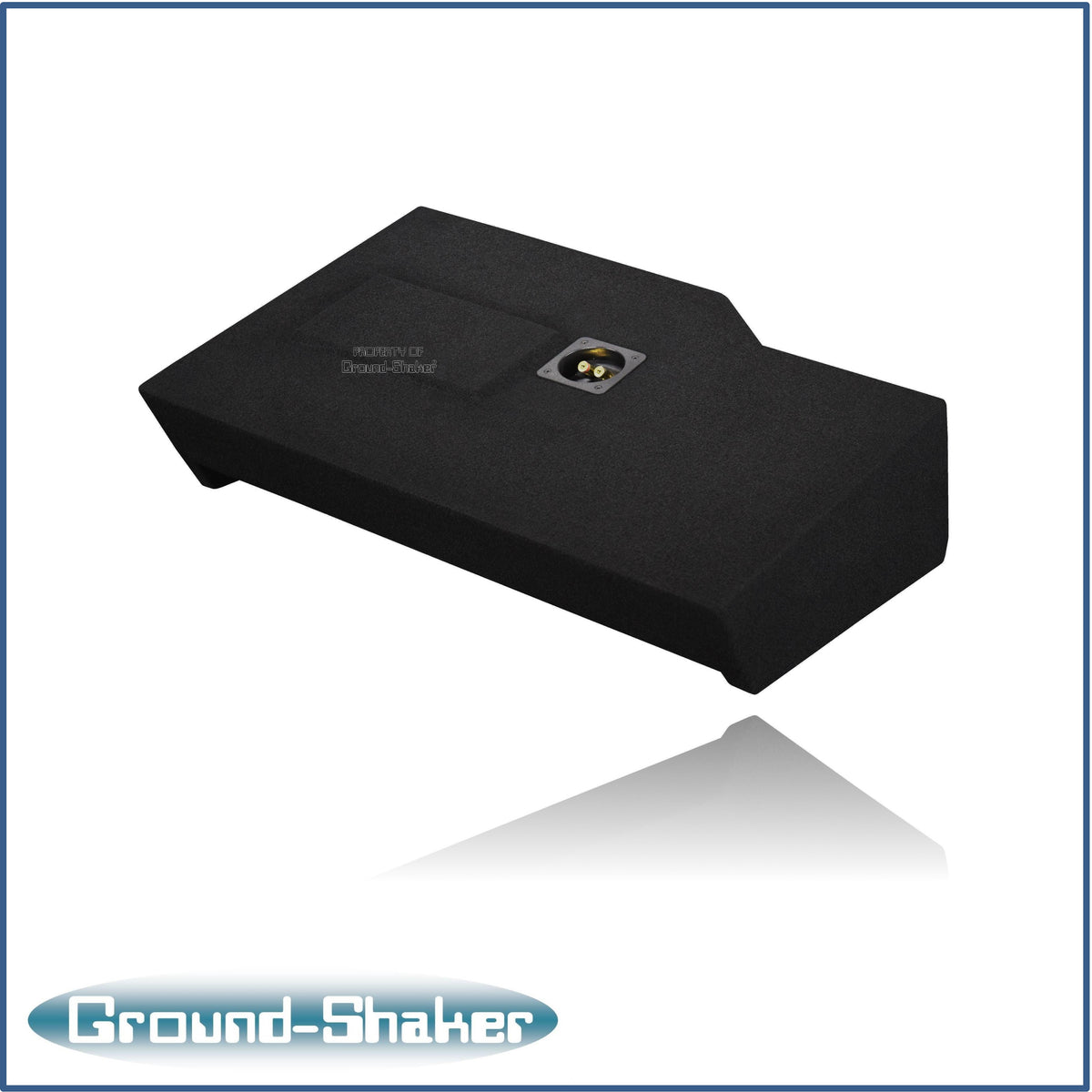 Ground Shaker GS-GMTW3112B subwoofer enclosure for Fits 14–18 GMC Sierra Crew Cab