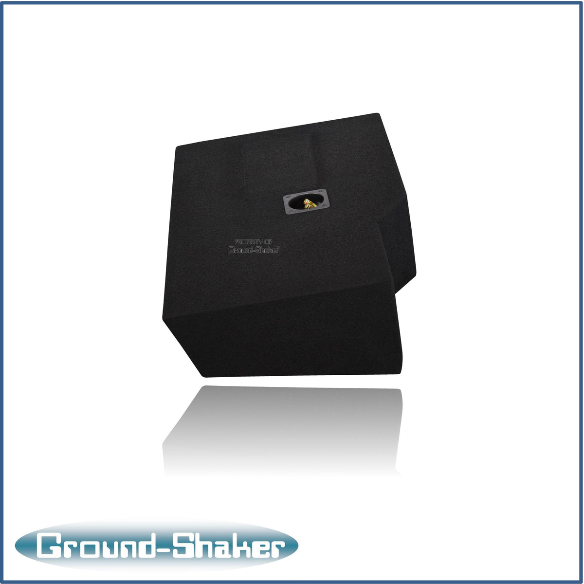 Ground Shaker GS-GMTW3112B subwoofer enclosure for Fits 14–18 GMC Sierra Crew Cab