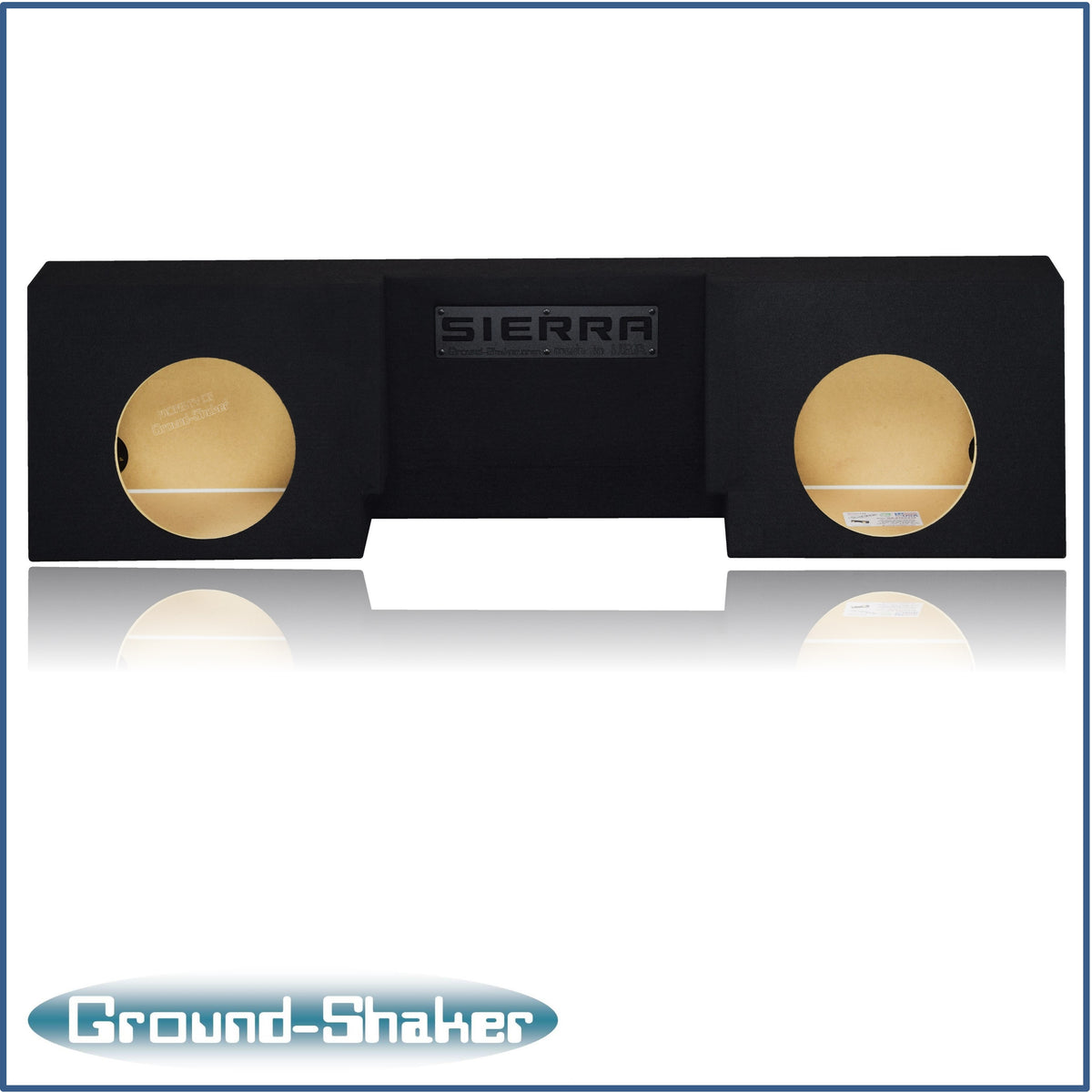 Ground Shaker GS-GSTCC210B subwoofer enclosure for Fits 07–26 GMC Sierra Regular Cab
