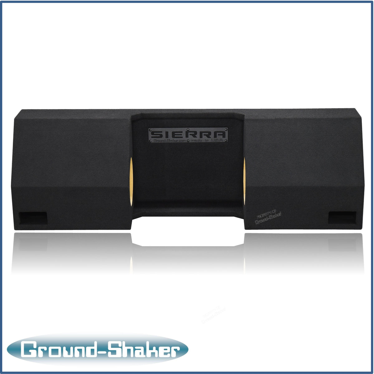 Ground Shaker GS-GSTCCXLP28B subwoofer enclosure for Fits 07–26 GMC Sierra Regular Cab