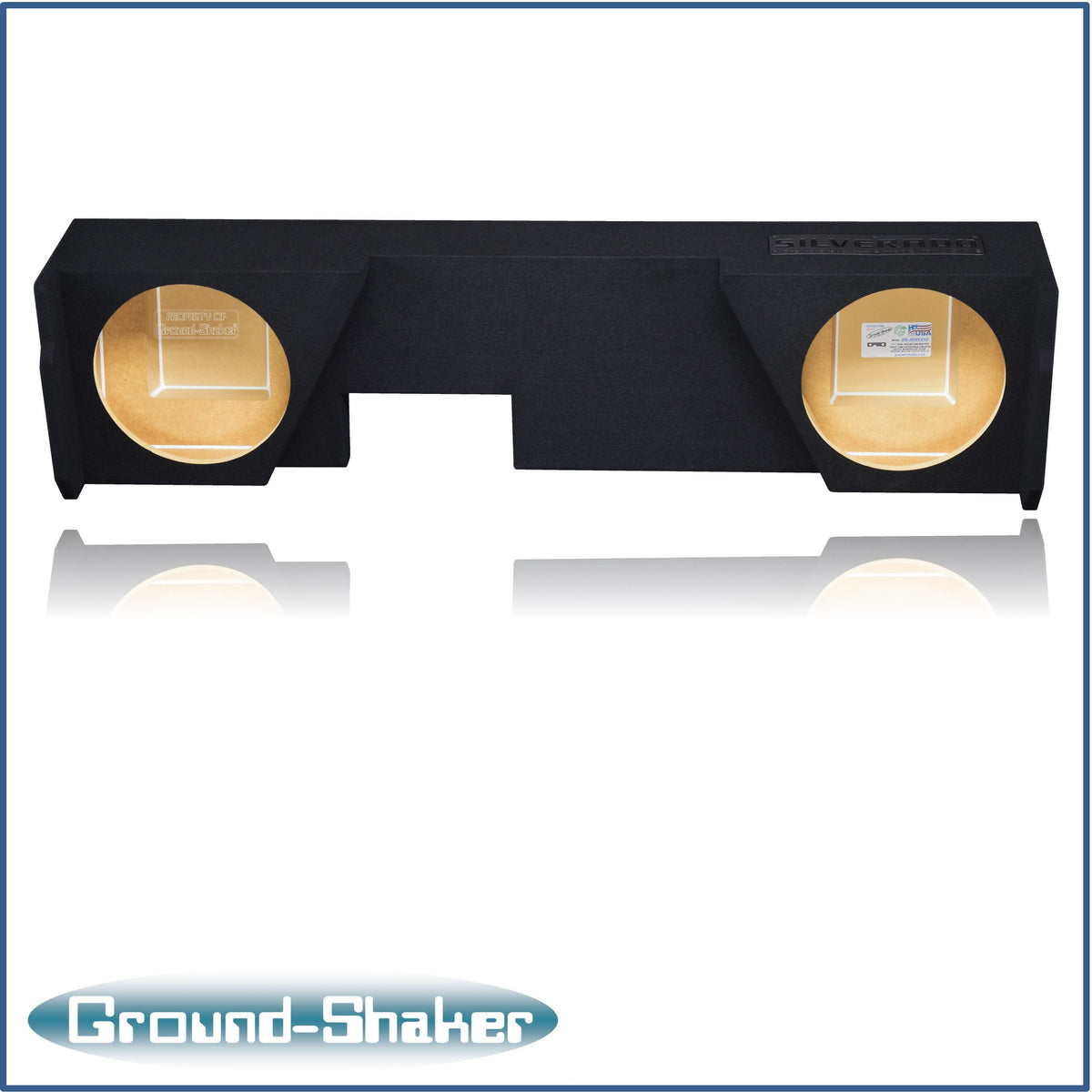 GS-JCHV212B subwoofer enclosure for Fits 07–18 Chevy Silverado Extended Cab