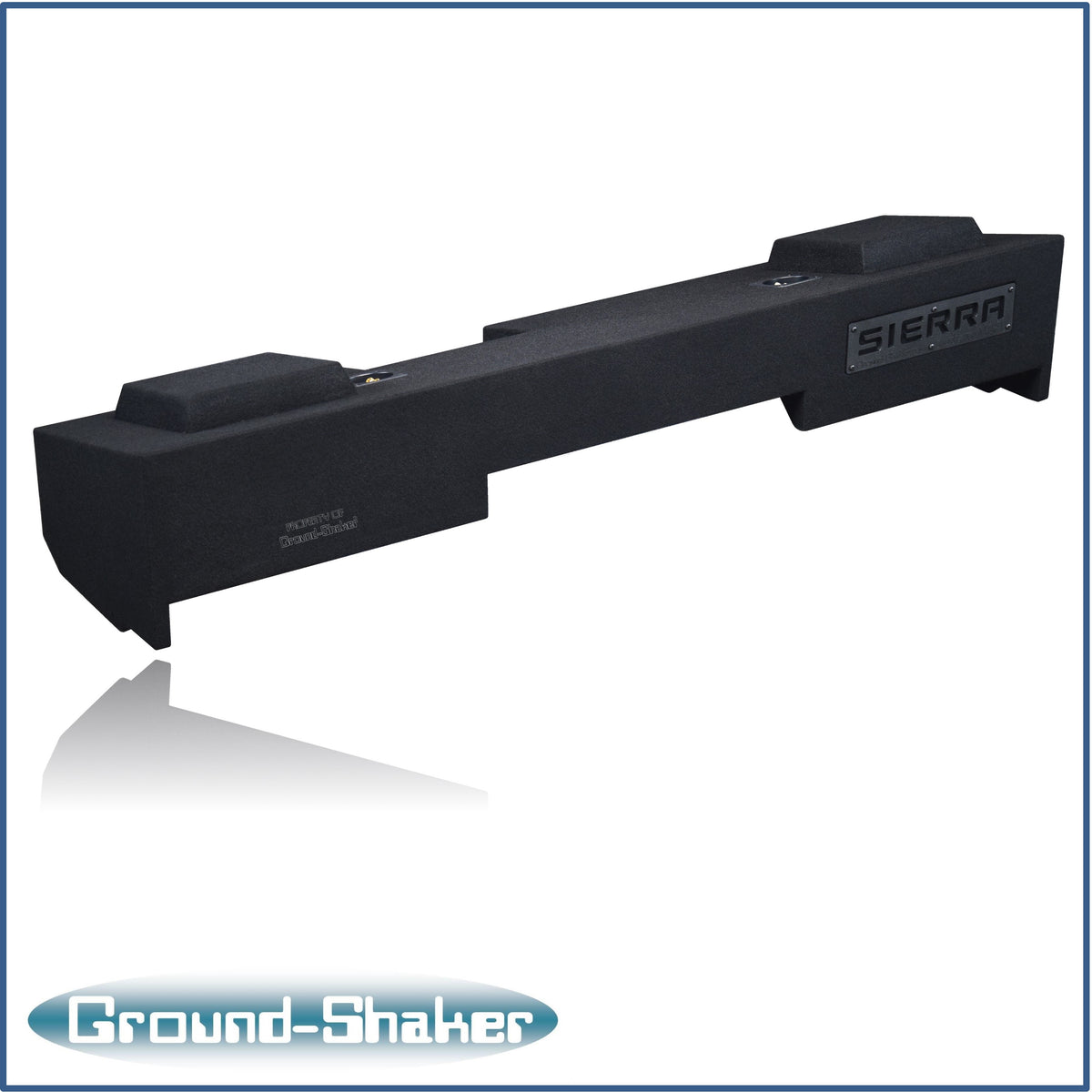 Ground Shaker GS-JGM212B subwoofer enclosure for Fits 07–18 GMC Sierra Extended Cab