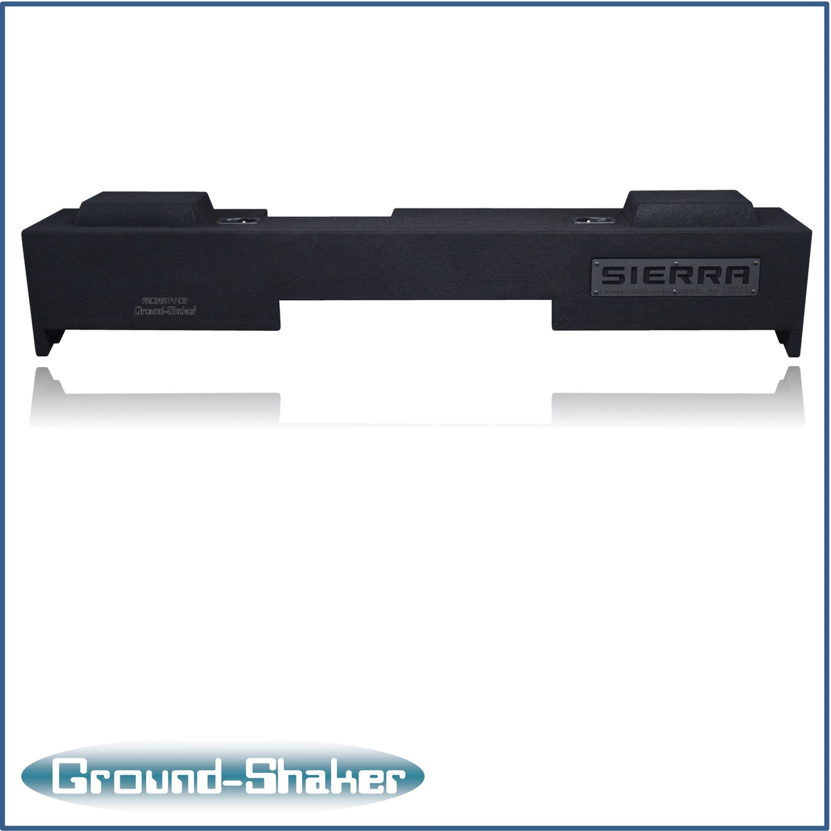 Ground Shaker GS-JGM212B subwoofer enclosure for Fits 07–18 GMC Sierra Extended Cab