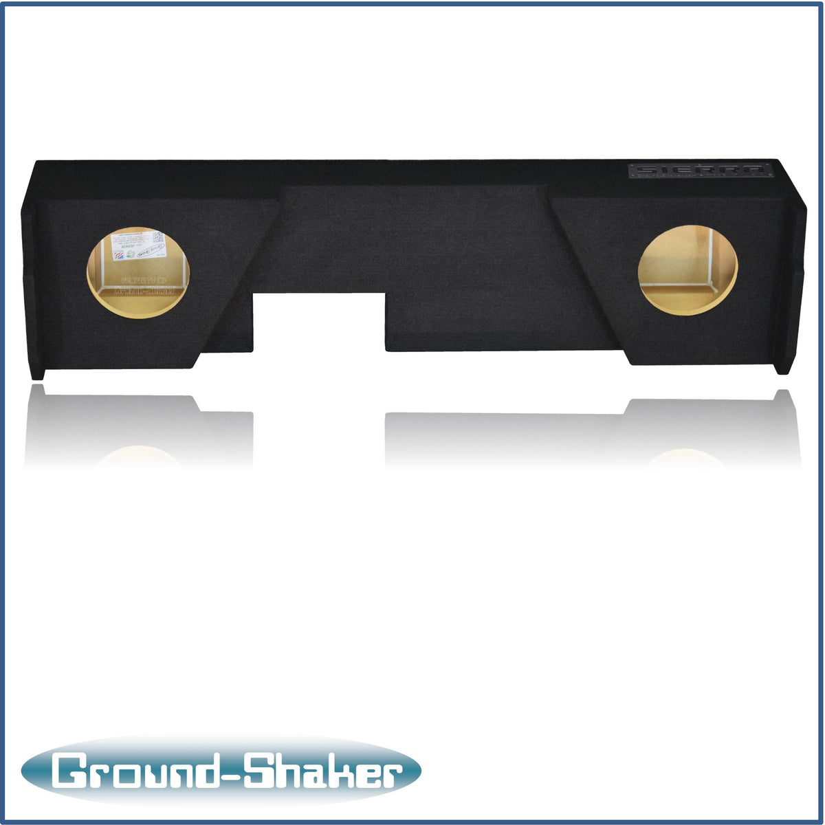 Ground Shaker GS-JGM28B subwoofer enclosure for Fits 07–18 GMC Sierra Extended Cab
