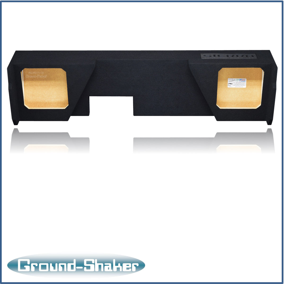 Ground Shaker GS-JGML7T210B subwoofer enclosure for Fits 07–18 GMC Sierra Extended Cab