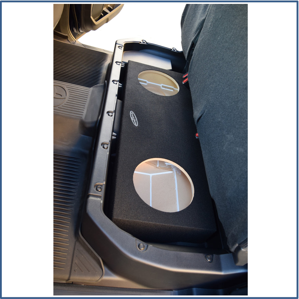 Ground Shaker GS-KTOYL7T28B subwoofer enclosure for Fits 22–26 Toyota Tundra CrewMax
