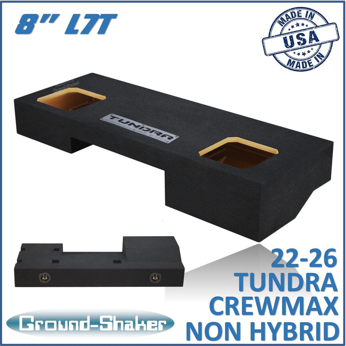 Ground Shaker GS-KTOYL7T28B subwoofer enclosure for Fits 22–26 Toyota Tundra CrewMax