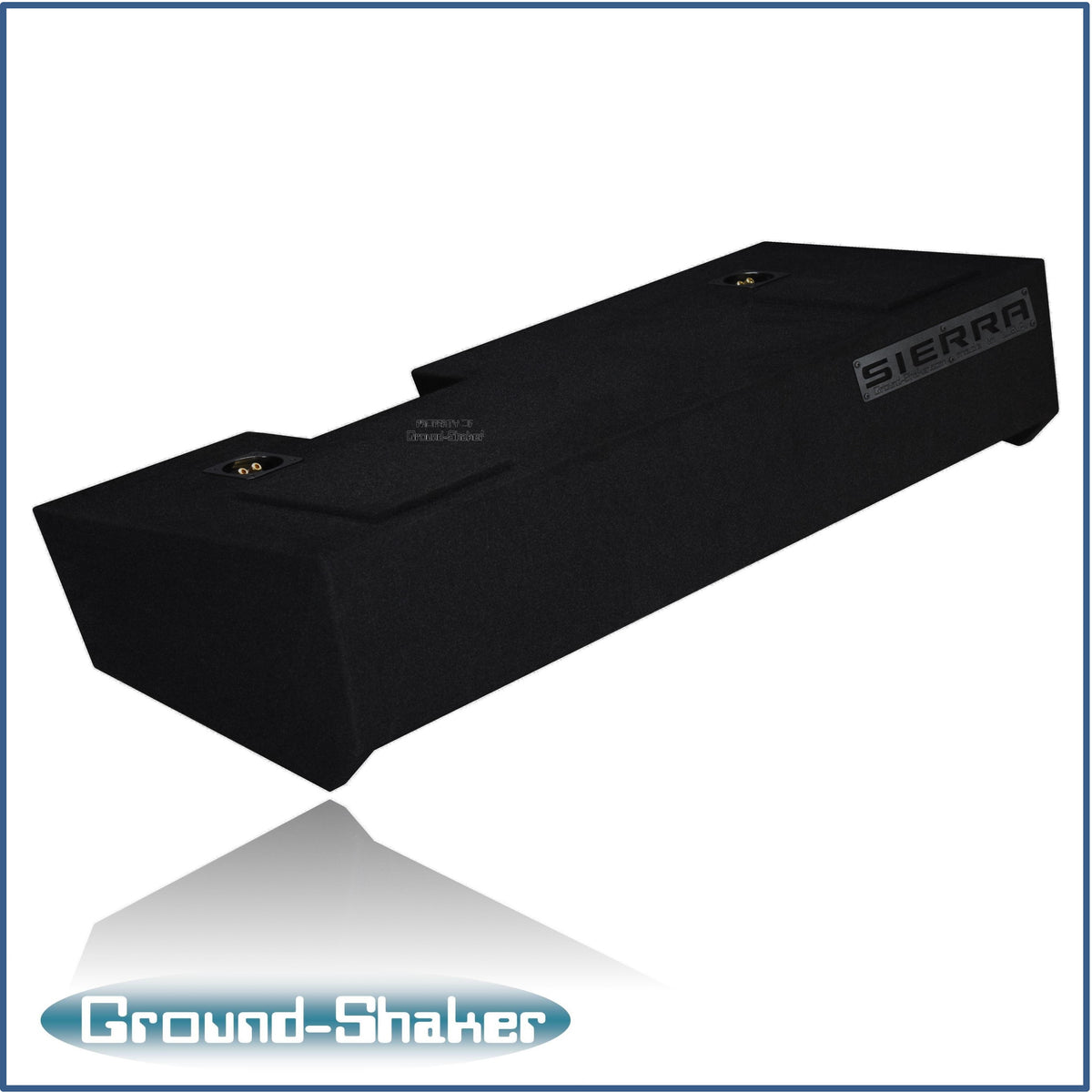 Ground Shaker GS-LGM210B subwoofer enclosure for Fits 19–26 GMC Sierra Crew Cab