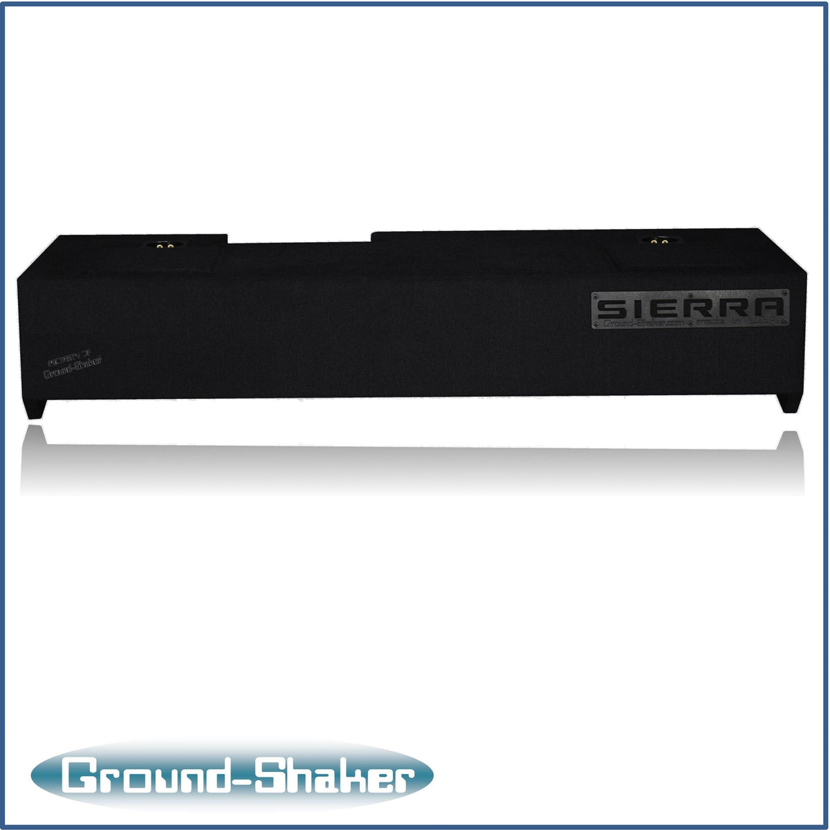 Ground Shaker GS-LGM210B subwoofer enclosure for Fits 19–26 GMC Sierra Crew Cab