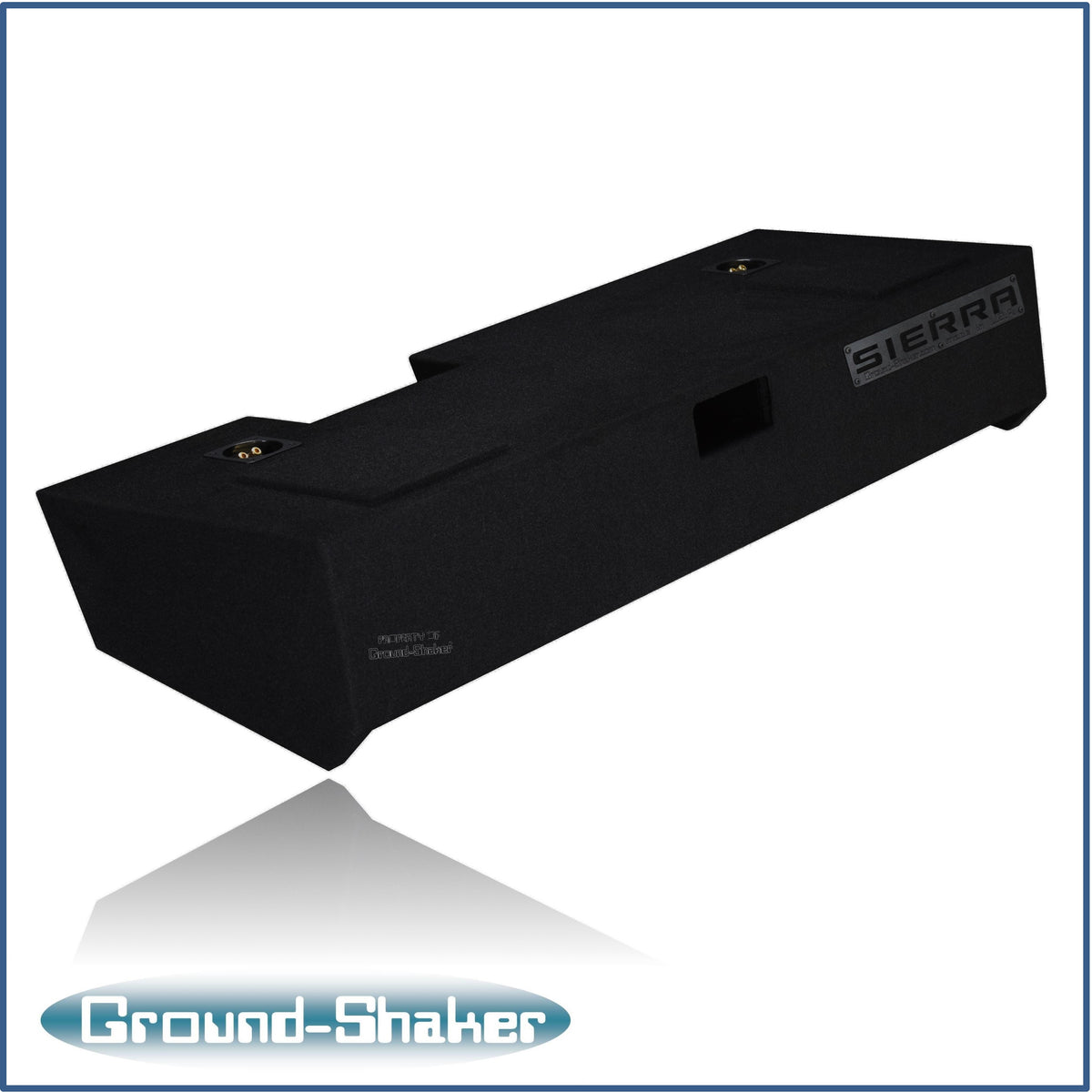 Ground Shaker GS-LGMP28B subwoofer enclosure for Fits 19–26 GMC Sierra Crew Cab