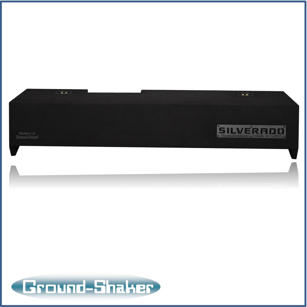 Ground Shaker GS-LGMTW3210B subwoofer enclosure for Fits 19–26 GMC Sierra Crew Cab