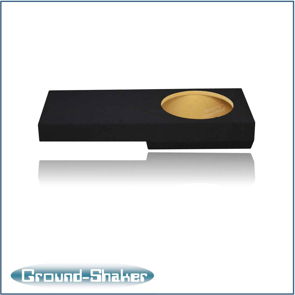 Ground Shaker GS-NF150112B 12 inch sealed enclosure for 00–03 Ford F-150 Ext-Cab — terminal detail