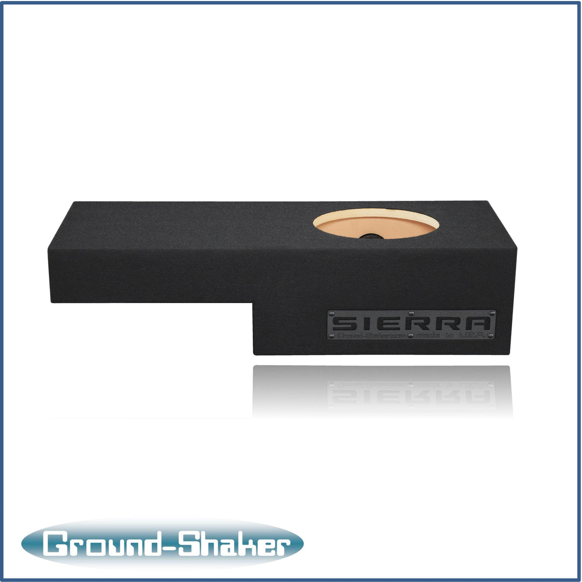Ground Shaker GS-NGM110B subwoofer enclosure for Fits 99–06 GMC Sierra Extended Cab