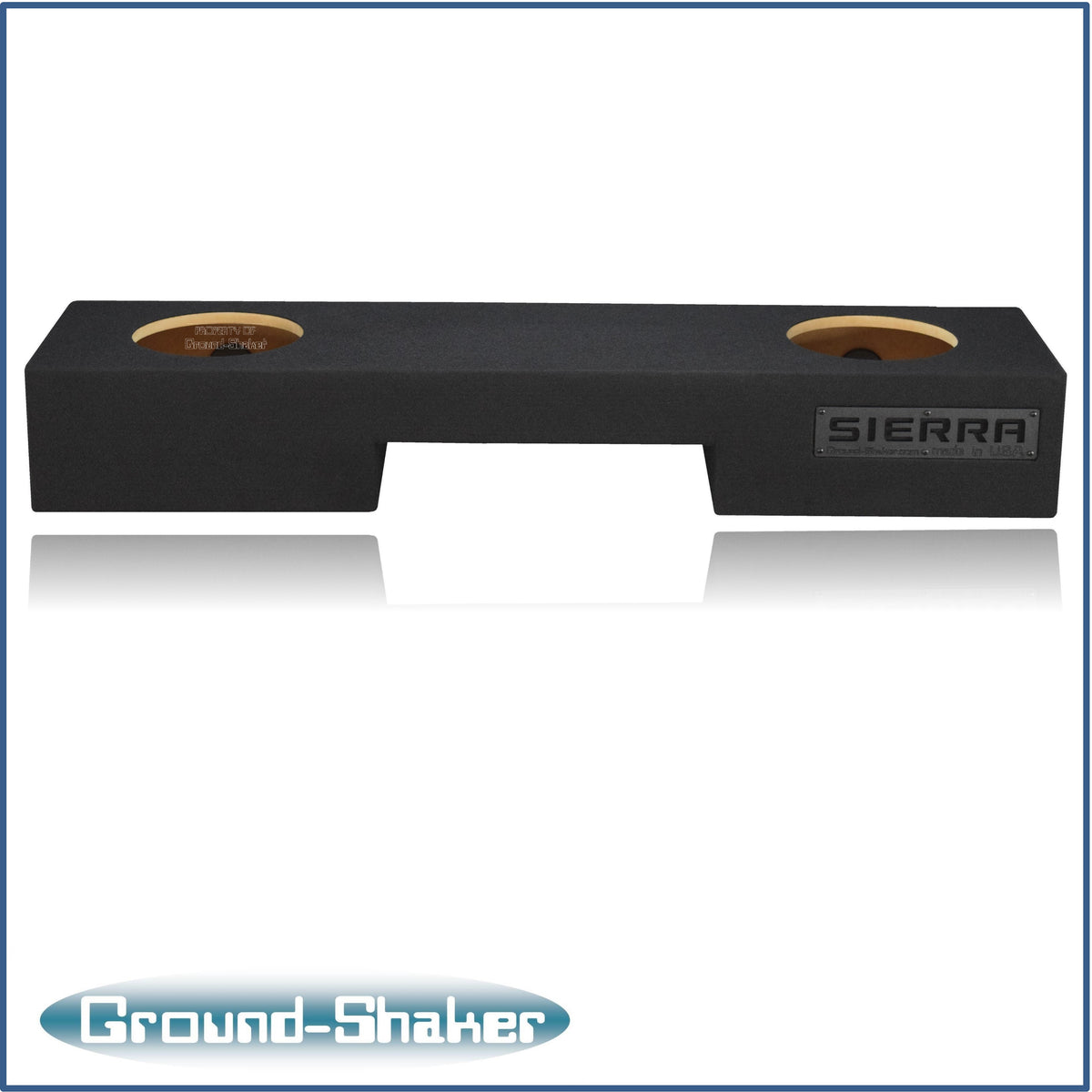 Ground Shaker GS-NGM210B subwoofer enclosure for Fits 99–06 GMC Sierra Extended Cab