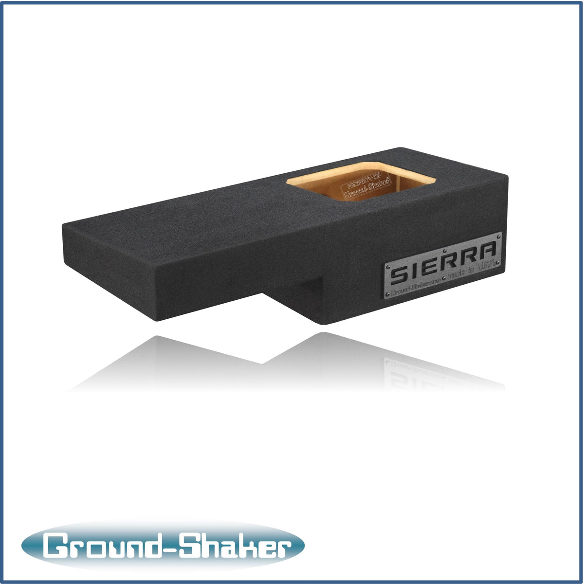 Ground Shaker GS-NGMKK110B subwoofer enclosure for Fits 99–06 GMC Sierra Extended Cab