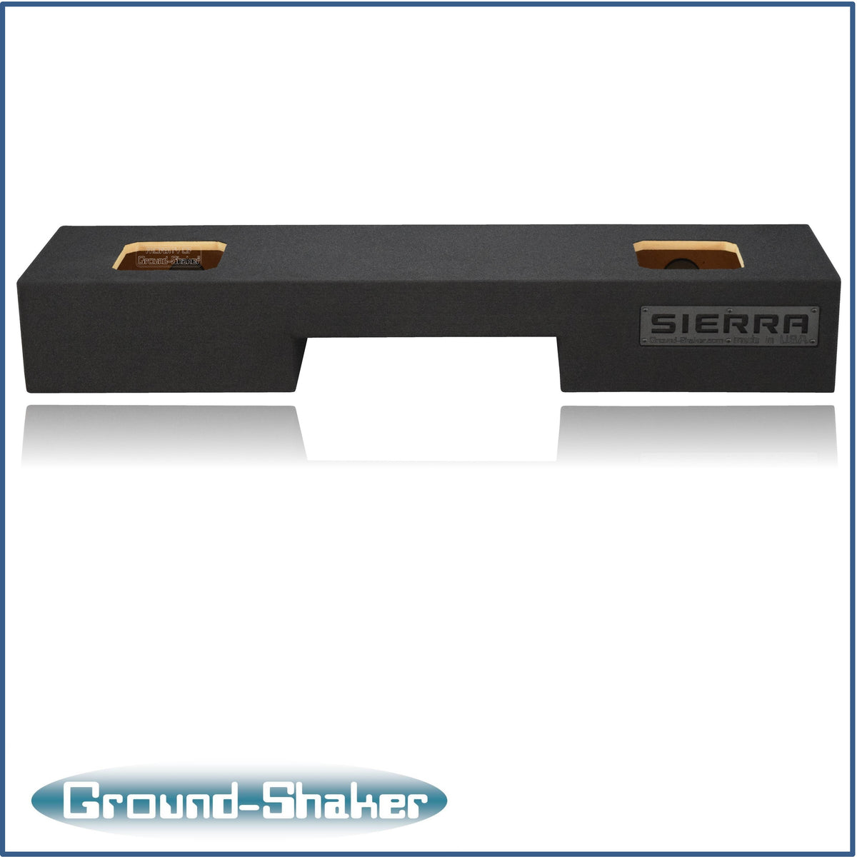 Ground Shaker GS-NGMKK28B subwoofer enclosure for Fits 99–06 GMC Sierra Extended Cab