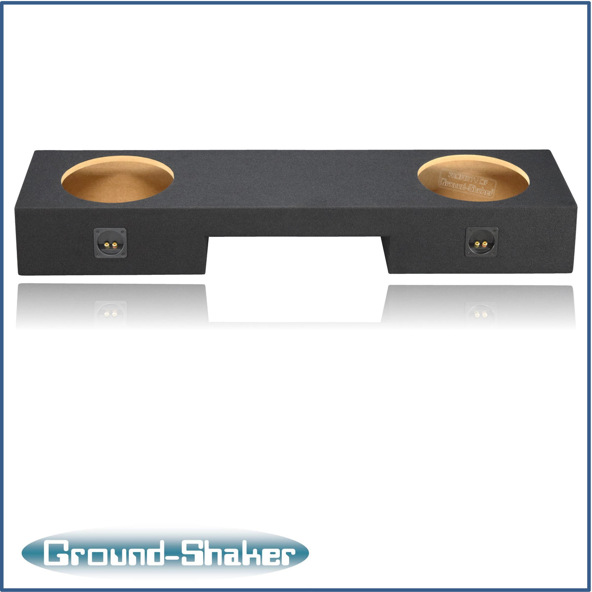 Ground Shaker GS-NGMP212B subwoofer enclosure for Fits 99–06 GMC Sierra Extended Cab