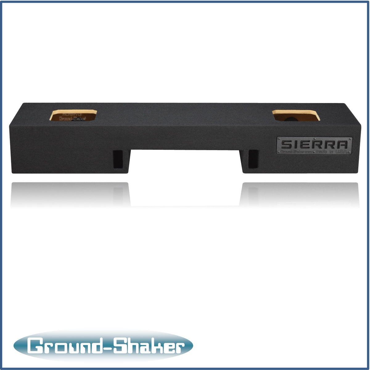 Ground Shaker GS-NGMPK28B subwoofer enclosure for Fits 99–06 GMC Sierra Extended Cab