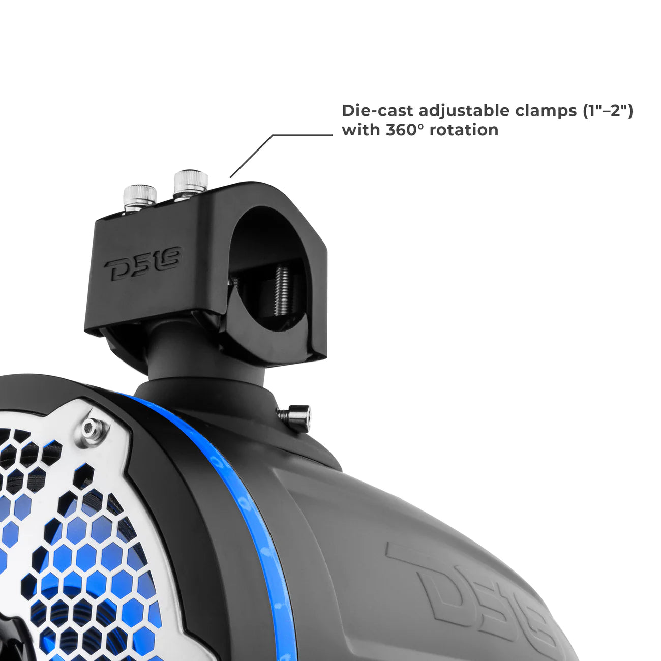 DS18 NXL-X10TPNEO 10" Marine Wakeboard Tower Speaker with Passive Radiator & Neodymium Magnet — 900W — view 7