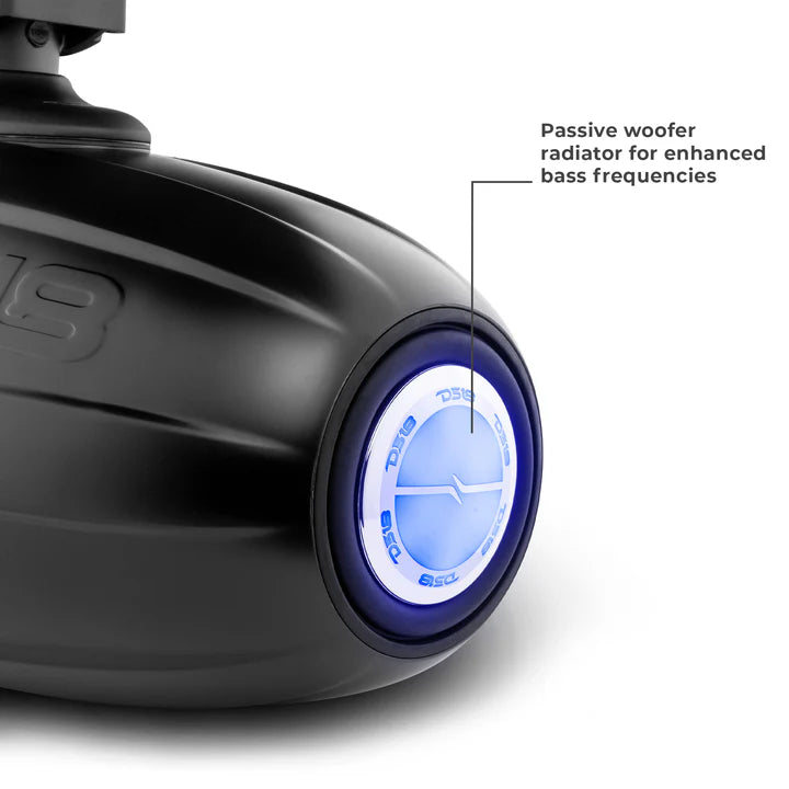 DS18 NXL-X10TPNEO 10" Marine Wakeboard Tower Speaker with Passive Radiator & Neodymium Magnet — 900W — view 8