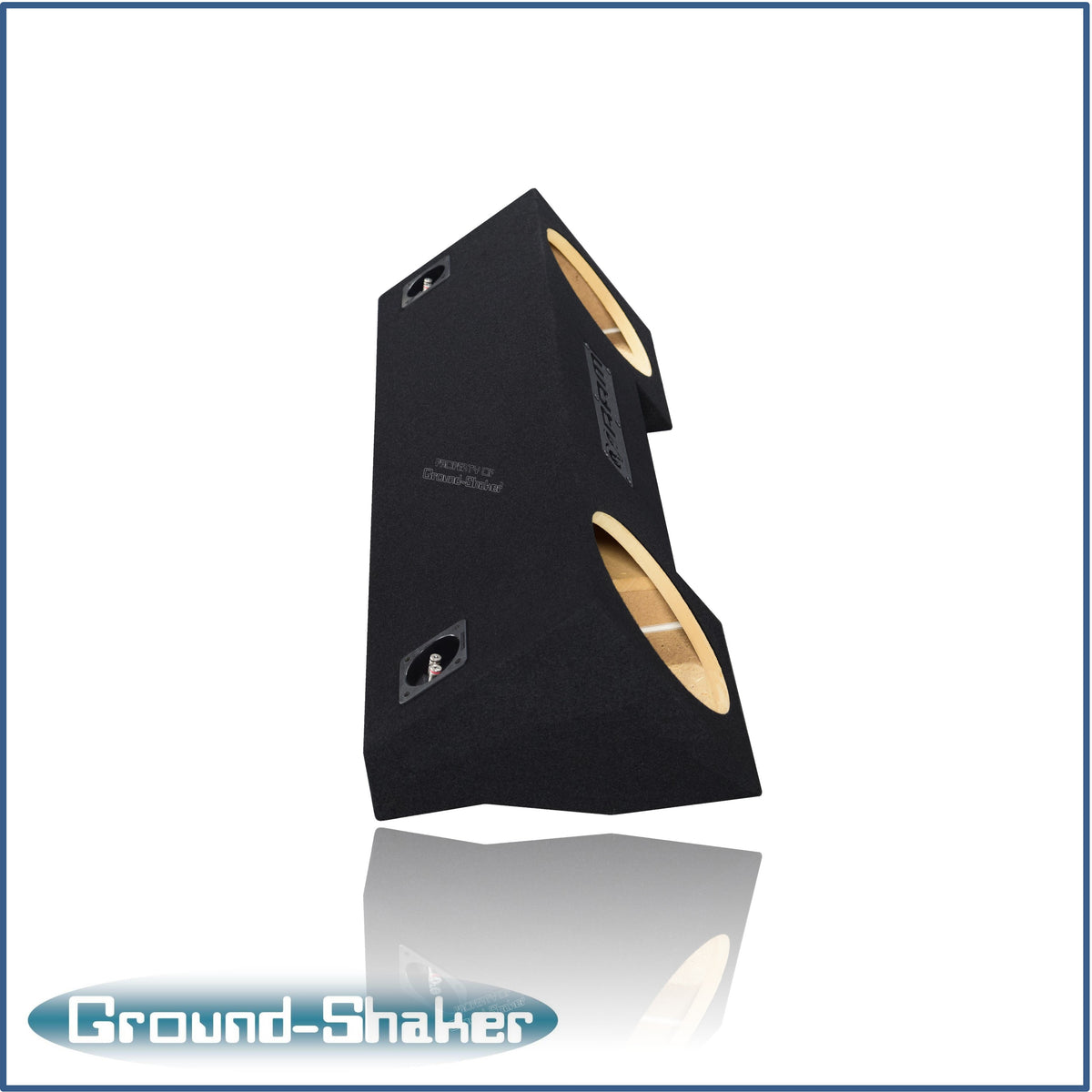 Ground Shaker GS-ODG210B subwoofer enclosure for Fits 94–01 Dodge Ram Quad Cab