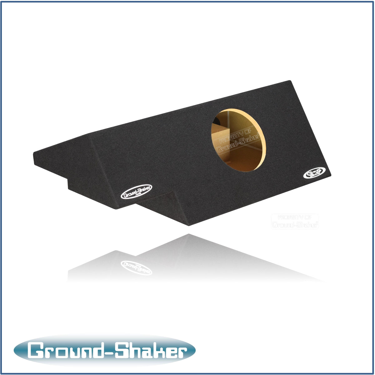Ground Shaker GS-OGM18B subwoofer enclosure for Fits 88–98 GMC Sierra Extended Cab