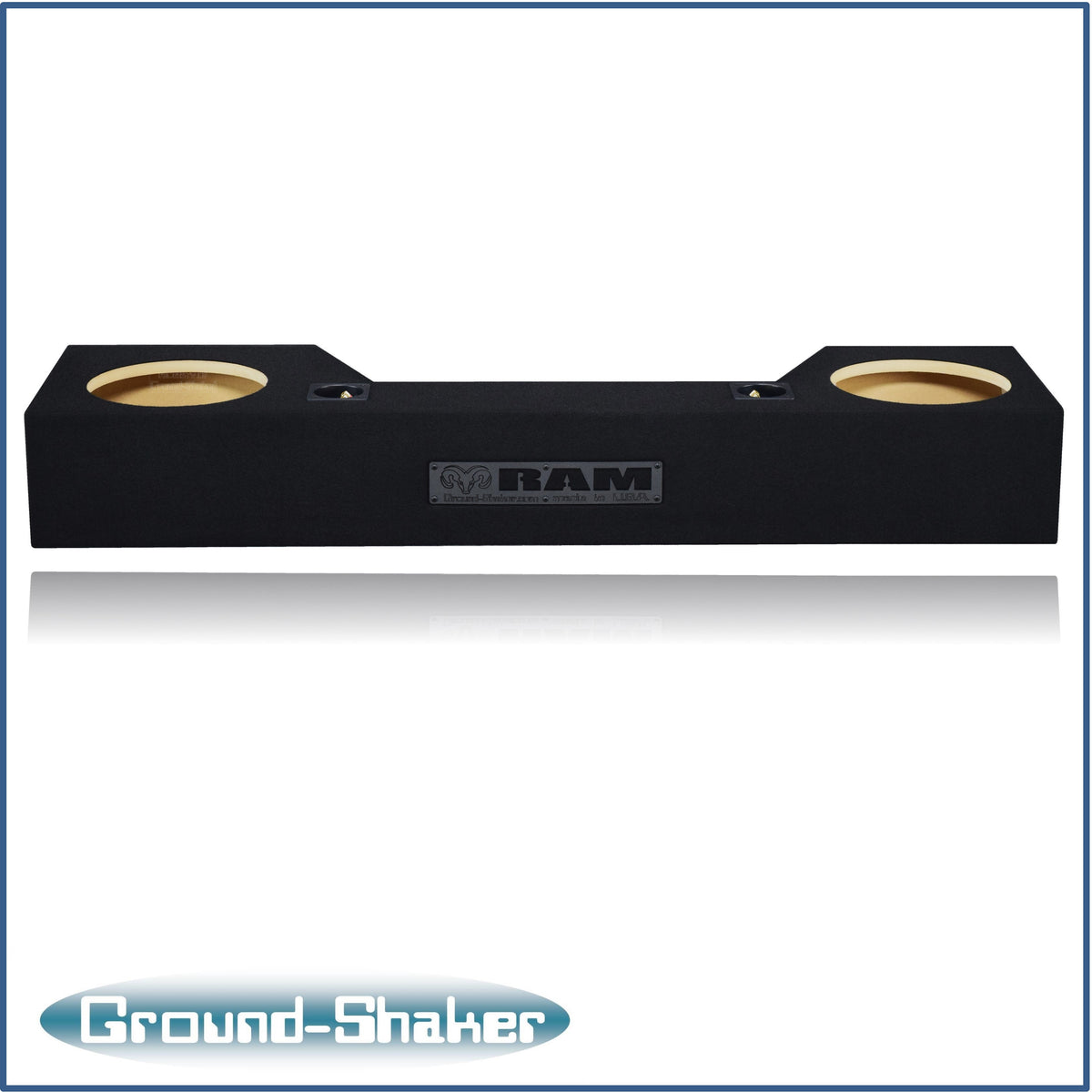 Ground Shaker GS-QDG210B subwoofer enclosure for Fits 19–26 Dodge Ram Quad Cab